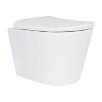 Унітаз підвісний Qtap Scorpio ML Ultra Quiet 490x365x325 мм, з сидінням Soft-close MagLock, White QTSCOML26W49622