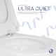 Унітаз підвісний Qtap Scorpio ML Ultra Quiet 490x365x325 мм, з сидінням Soft-close MagLock, White QTSCOML26W49622
