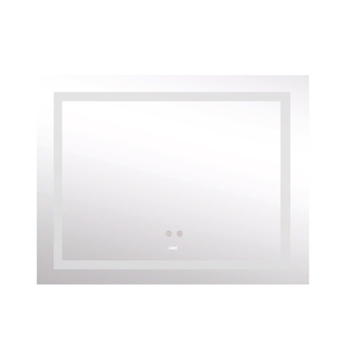 Дзеркало Lidz Kubis (KU1) 1200х800 з LED-підсвічуванням Touch, з антизапотіванням, з димером, рег. яскравості LDKUB120080049008