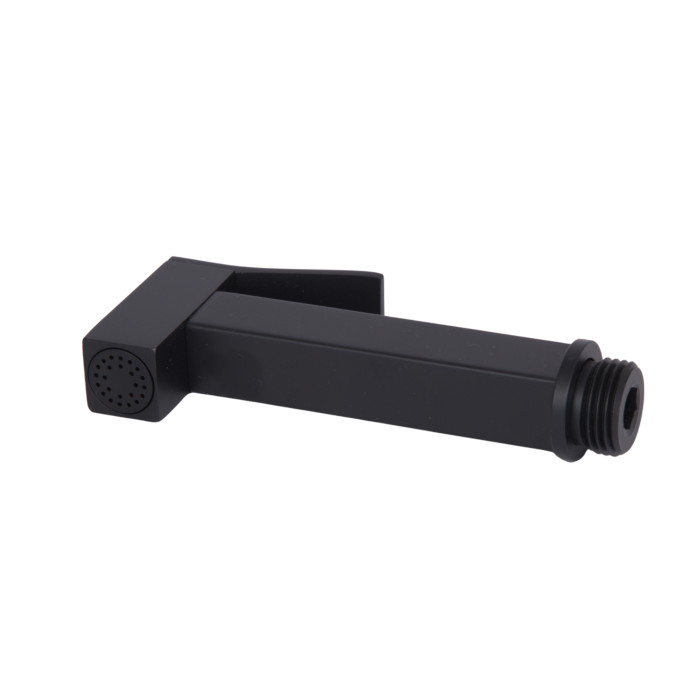 Лійка для ручного душу Qtap (160,5x18,2x56) для змішувача для раковини з гігієнічним душем Gemini Matt Black QTGEM160518256BLA50076