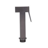 Лійка для ручного душу Qtap (160,5x18,2x56) для змішувача для раковини з гігієнічним душем Gemini Gunmetal Black PVD QTGEM160518256GMB50077