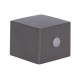 Ручка Qtap (25,8x32x32) для душової системи на три споживача Gemini Gunmetal Black PVD QTGEM258323250065