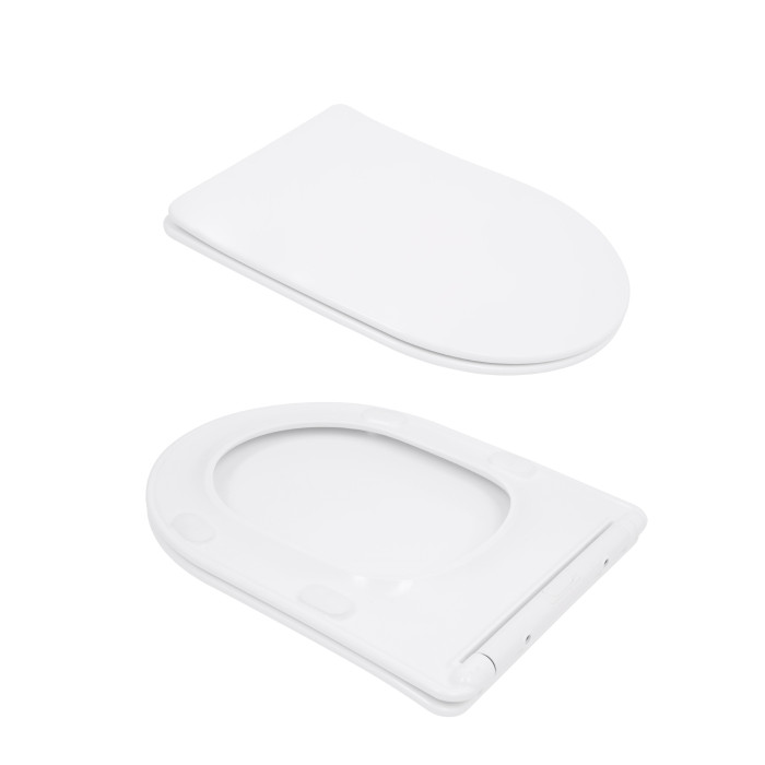 Унітаз підлоговий Qtap Evia Ultra Quiet 630×350×795 мм з сидінням Soft-close, White QTEVI27W49258