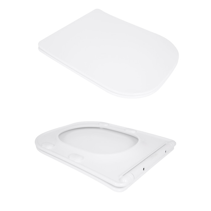 Унітаз підлоговий Qtap Aquarius Ultra Quiet 620×355×790 мм з сидінням Soft-close, White QTAQAW27W49262