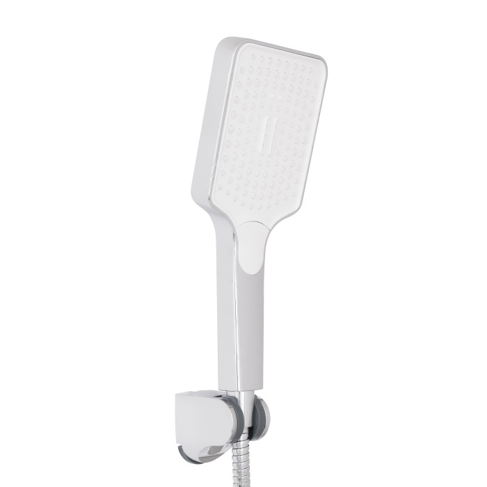 Змішувач для ванни Qtap Arvin з душовим гарнітуром QTARV259CRM48640 Chrome