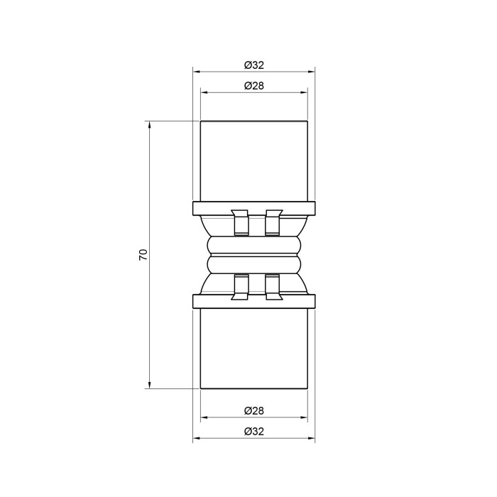 Муфта прес Icma 26 №400