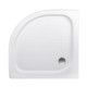 Душовий бокс Lidz Tani SB100x100.SAT.LOW.FR, скло Frost 4 мм