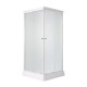 Душовий бокс Lidz Kubis SB90x90.SAT.LOW.FR, скло Frost 4 мм