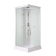 Душовий бокс Lidz Kubis SB90x90.SAT.LOW.FR, скло Frost 4 мм