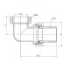 Згін "Американка" Thermo Alliance Forte 3/4" кутовий SF191W20